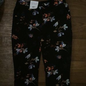 Topshop skinny floral pants